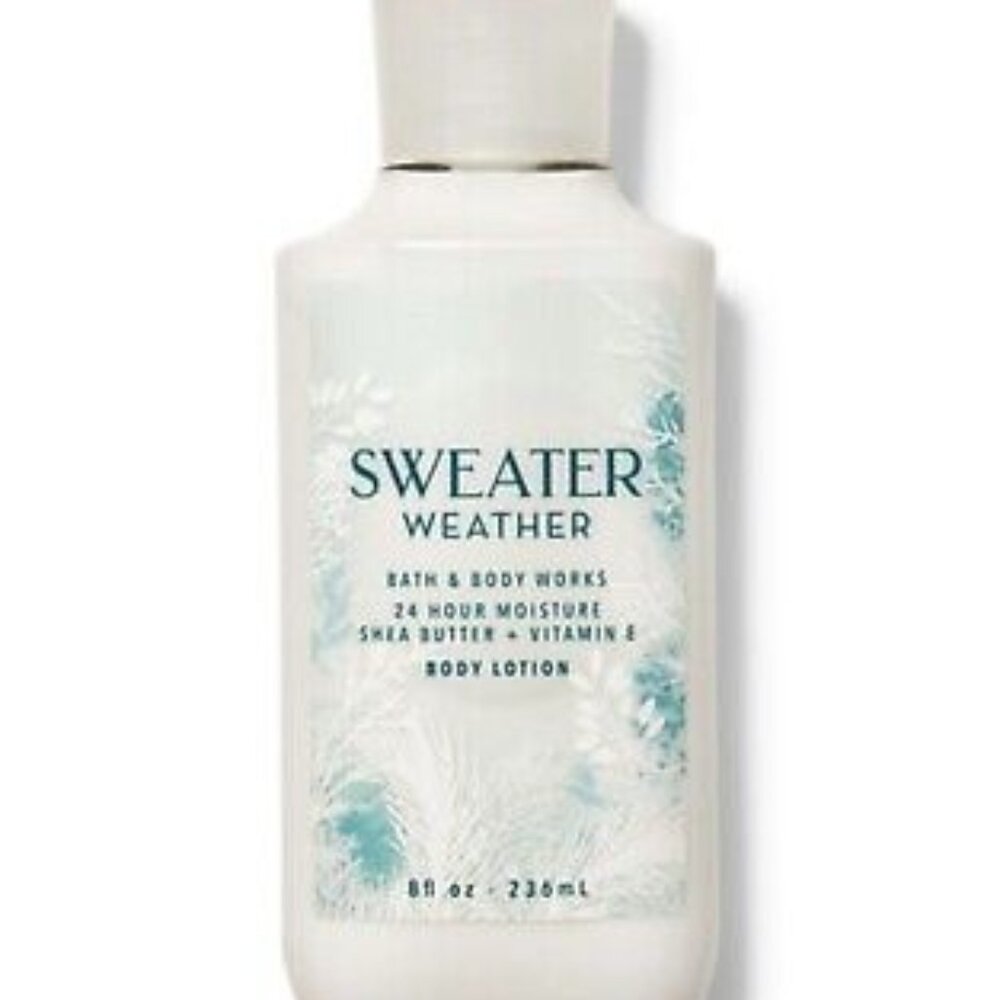 Bath & Body Works - "SWEATER WEATHER" - Daily Nourishing Body Lotion - 8 oz